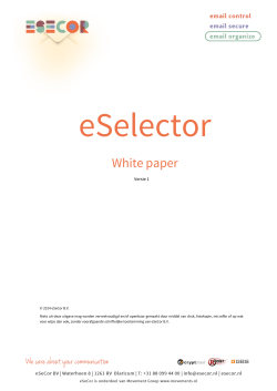Whitepaper eSelector 0.1.docx