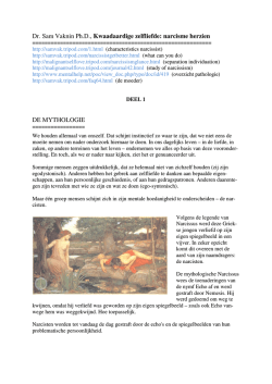 Dr. Sam Vaknin Ph.D., Kwaadaardige zelfliefde: narcisme herzien