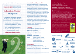 Liberation Concert - margrateneerbetoon