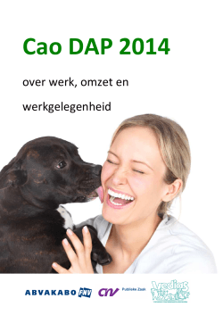 CAO Dierenartspraktijken 2014