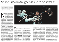 het interview met Pieter C. Scholten en Emio Greco