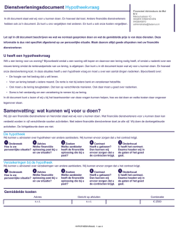 DVD Hypotheek - Financieel Adviesburo de Mul
