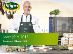 Download Presentatie Jaarcijfers 2013