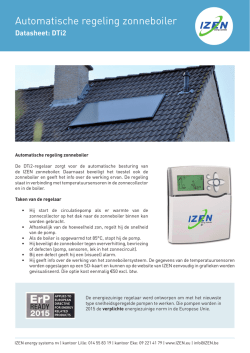 Datasheet Regeling DTI2 ZB- PROFESSIONEEL.indd