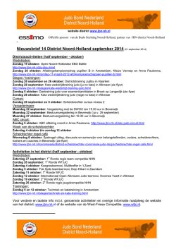 Nieuwsbrief 14 District Noord
