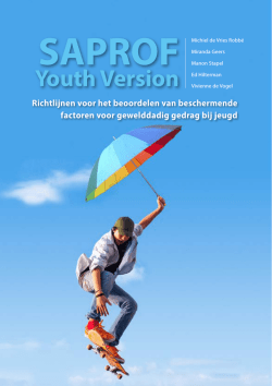 SAPROF - Van der Hoeven Kliniek