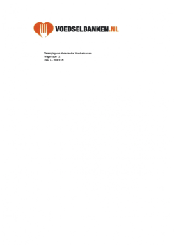 Jaarrekening 2013 - Voedselbanken Nederland