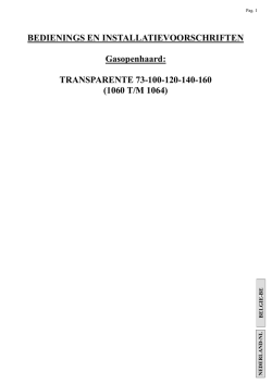 Installatie instructie