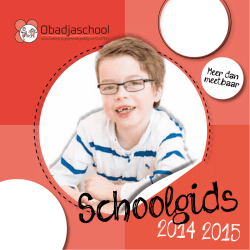 Hier kunt u onze schoolgids inzien