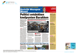 Politici ontdekken knelpunten Barakken