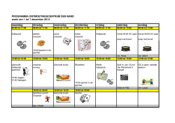 Programma december 2014 - februari 2015