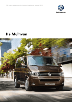 Prijslijst downloaden - Volkswagen Bedrijfswagens