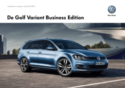 De Golf Variant Business Edition