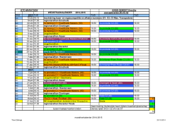 Kalender 2014-2015