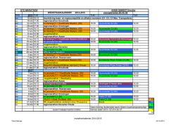 Kalender 2014-2015
