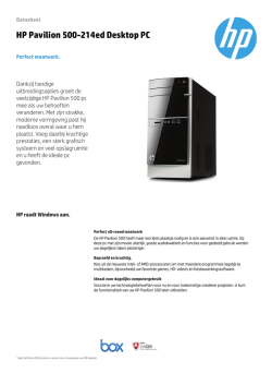 HP Pavilion 500-214ed Desktop PC