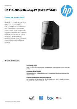 HP 110-203ed Desktop PC