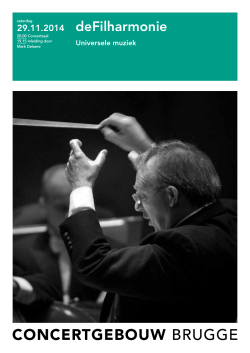 deFilharmonie - Concertgebouw Brugge
