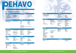 Download hier de pdf van onze leveranciers