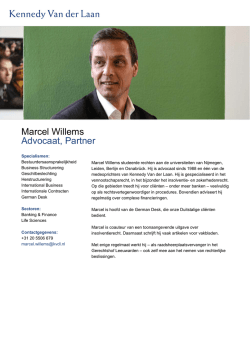 Download CV (pdf) - Kennedy Van der Laan