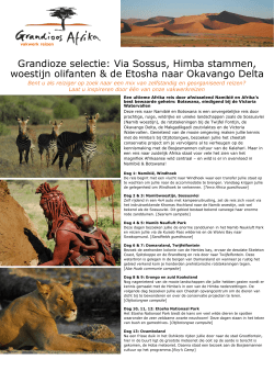 Grandioze selectie: Via Sossus, Himba stammen