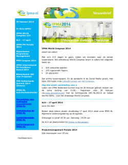 Nieuwsbrief_IPMA-NL_25februari2014