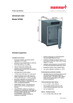 Universal oven Model UF260