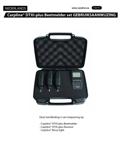 Carpline® DTXI-plus Beetmelder set