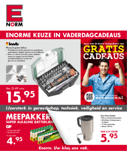 gratis cadeaus - Moree Doe-Het-Zelf