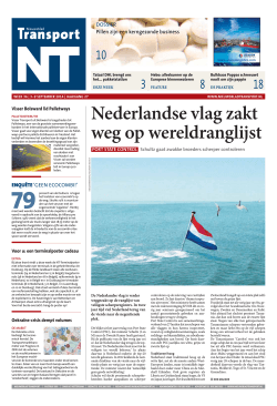 Nederlandse vlag zakt weg op wereldranglijst