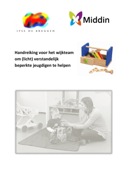 Handreiking voor het wijkteam om (licht