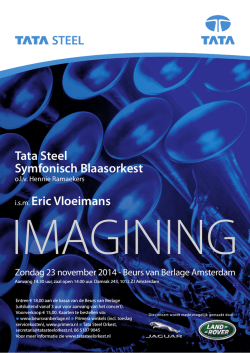 i.s.m. Eric Vloeimans Tata Steel Symfonisch