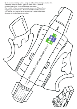 schoen knutselen