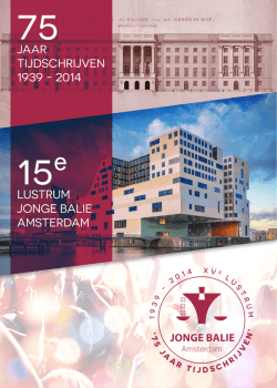 Download Programmaboekje - Lustrum Jonge Balie Amsterdam
