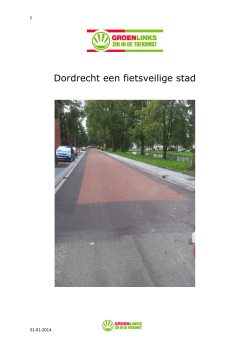 Dordrecht een fietsveilige stad