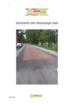 Dordrecht een fietsveilige stad