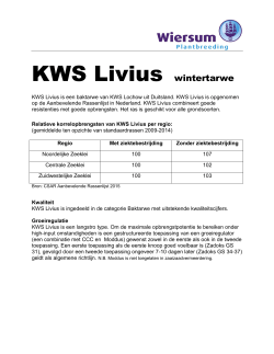 KWS Livius wintertarwe