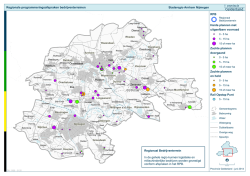 Regionale programmeringsafspraken bedrijventerreinen Stadsregio