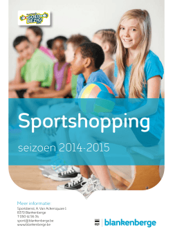 Brochure Sportshopping