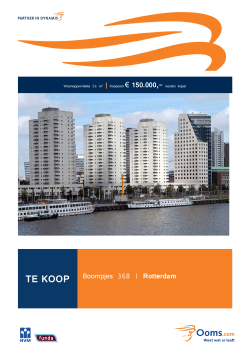 TE KOOP Boompjes 368 | Rotterdam
