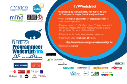 #VPWedstrijd - Vlaamse Programmeerwedstrijd