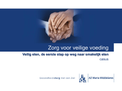 Zorg voor veilige voeding