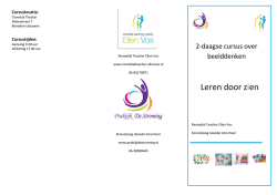 Leren d door zie en - Praktijk de Stroming