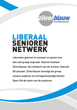LIBERAAL SENIOREN NETWERK - Zilverblauw