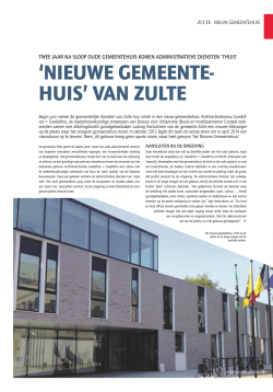 nieuwe gemeentehuis van Zulte