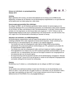 Informatiebrief zorgaanbieders Begeleiding (okt)