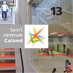 Download SSCCaland Jaarverslag 2013