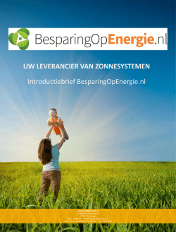 Over BesparingOpEnergie.nl