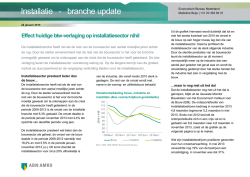 Effect huidige btw-verlaging op #installatiesector nihil