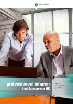 professioneel inhuren - Staffing Management Services BV
